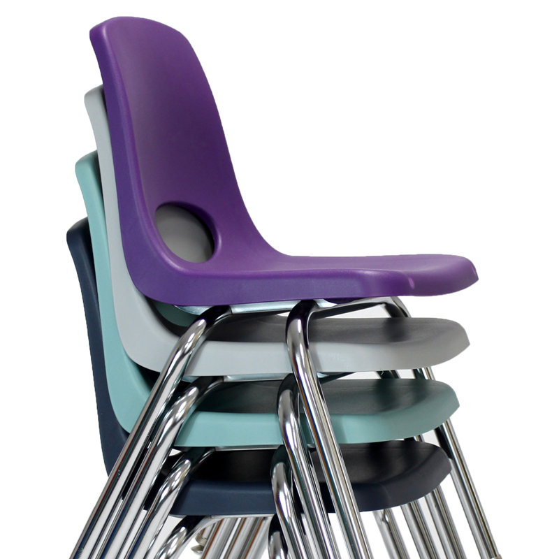 Chaise de classe empilable, Grey