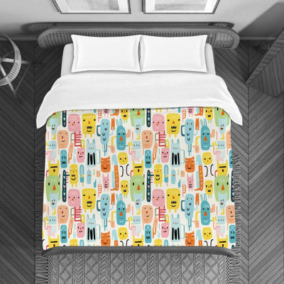 Housse de couette Whimsical Doodle