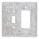 San Michele 2-Gang Toggle Light Switch / Rocker Combination Wall Plate