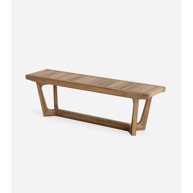Casares Manufactured Wood Wood Outdoor Bench