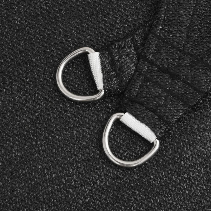 Pesotum 5m x 5m Square Shade Sail, Black