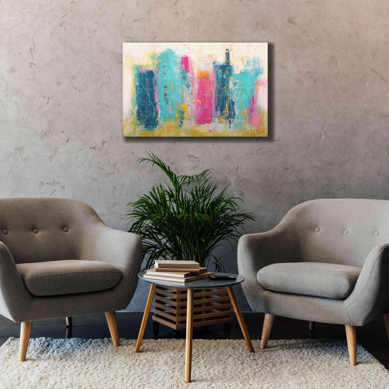 'City Dreams' by Erin Ashley, Giclee Canvas Wall Art, 40" W x 26" H x 1.5" D
