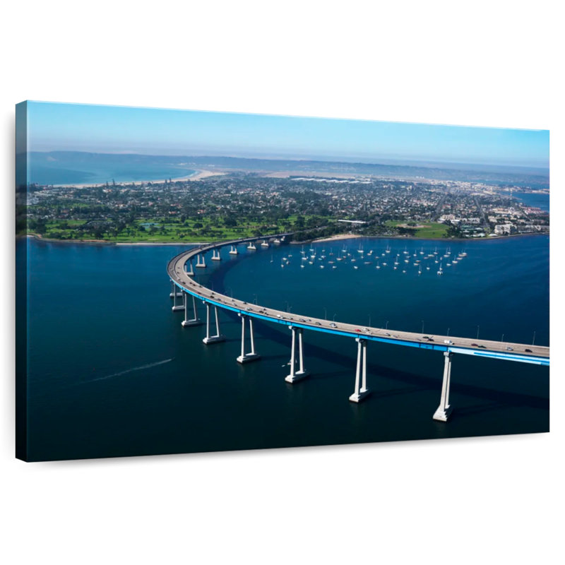 Lilie Coronado Bay Bridge Curve, H 16 po x l 24 po