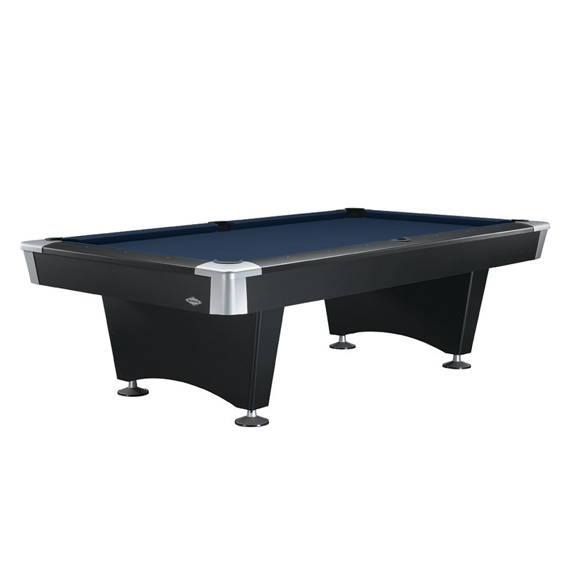 Boca 8' Slate Pool Table with Professional Installation Included by Brunswick Billiards, Regatta Blue