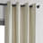 Bodwar Grommet Thermal Cross Linen Weave 100% Blackout Curtains for Bedroom & Living Room Curtains - Single Panel Drapes-161899312-161899342