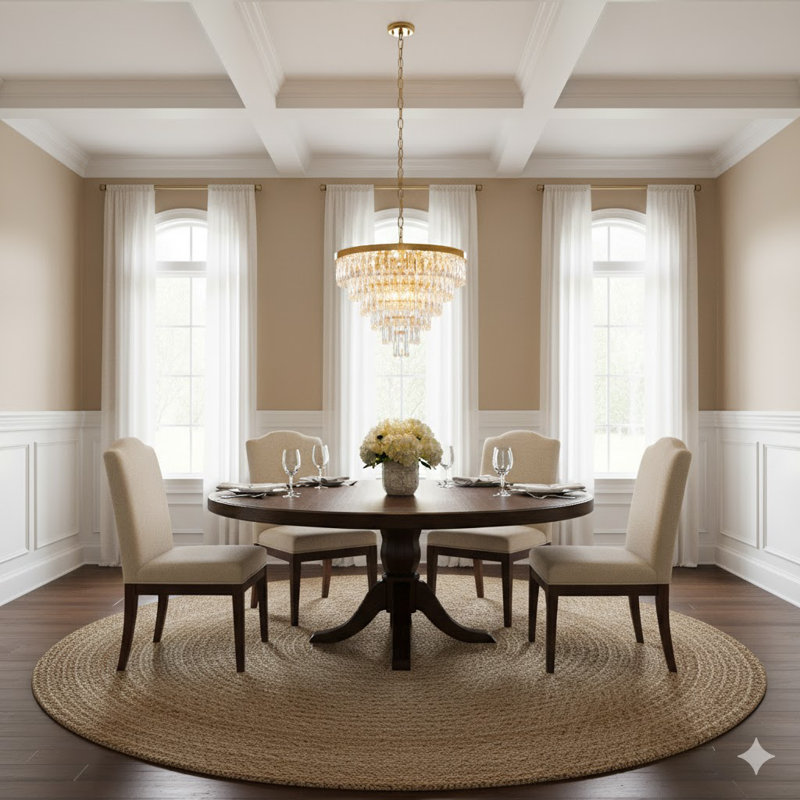 Transitional 16-Light Gold Iron Crystal Chandelier , Gold
