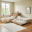 L-Shaped Daybed With Trundle And Drawers-907399796
