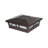 Cambridge Solar Powered Integrated LED Metal Fence Post Cap 6" x 6" with Base Adapter Included-38377937