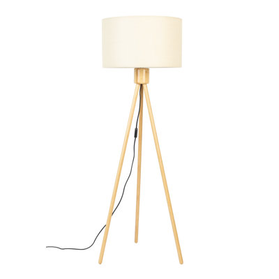 Fan Tripod Floor Lamp