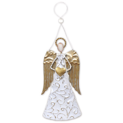 7.75'' Metal Hanging Figurine Ornament