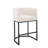 26" Upholstered Counter Stool with Metal Frame-123103709