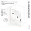 Vela 55 in. x 78 in. Fully Frameless Single Fixed Shower Panel-1338782416