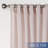 Linen Texture Double Ruffle Semi Sheer Back Tab Pair (2 Panels)-557778601-557778600