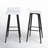 Vannatta Contemporary Fixed-height Bar Stool-1832702366