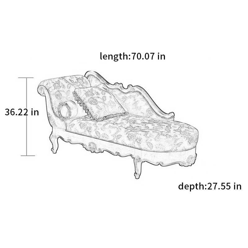 Upholstered Chaise Lounge