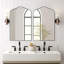 Miroir de salle de bain Aremi Cadre en acier inoxydable-1506690060-1519462312