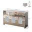 Buffet en miroir avec vase