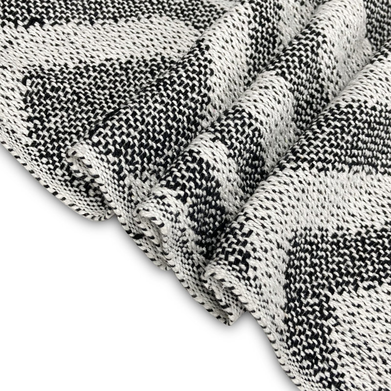 Couverture en coton, Simple, Diamant noir