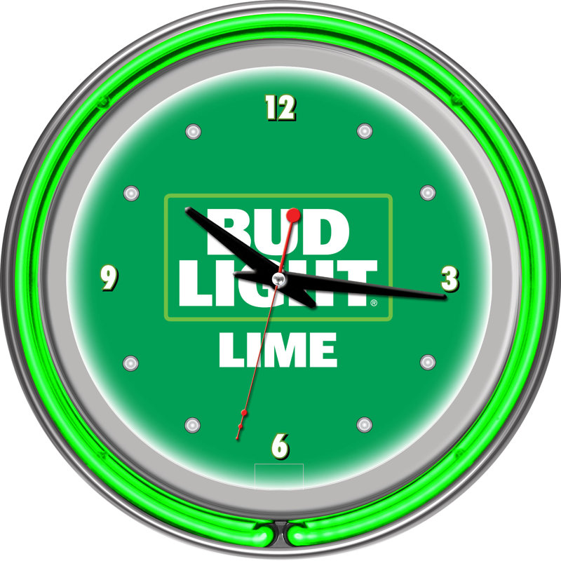 Horloge murale 14" à bud
