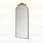 Miroir mural classique avec applique sculptée rétro-117805101