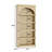 Arched Bookcase 5 Shelf Bookshelf 68.7" Tall Bookcase Farmhouse Curved Storage Rack Wooden Bookshelves for Home Office, Living Room-632618732
