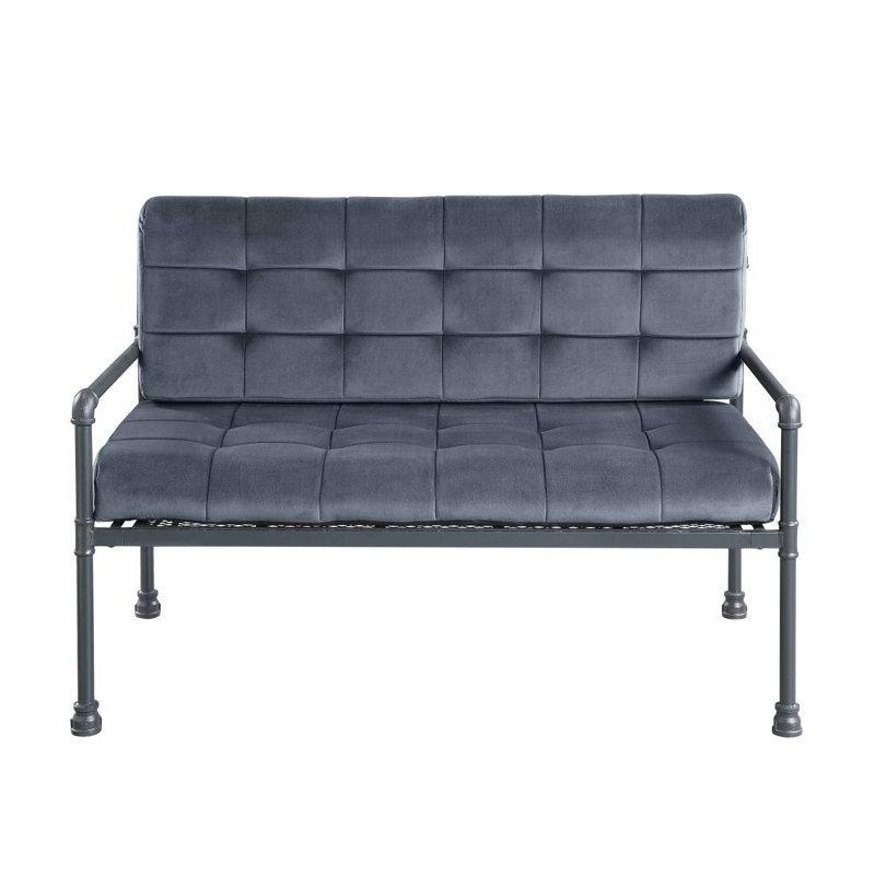 Causeuse en velours Brantley