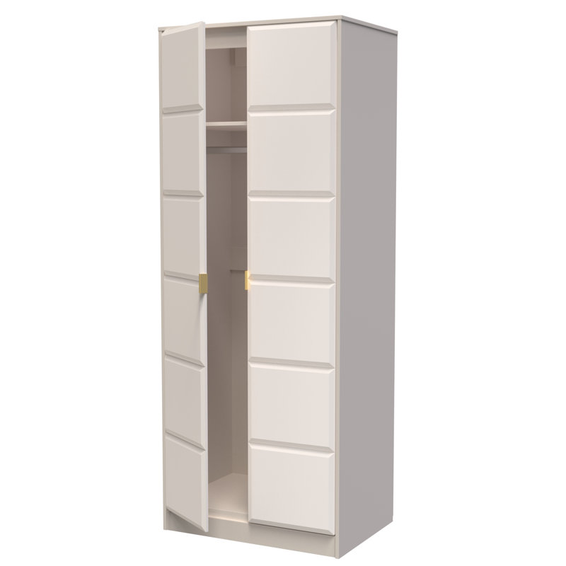 Allem 2 Door Wardrobe, Gloss/Kashmir