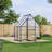 6X4FT Polycarbonate Greenhouse with Aluminum Frame, Polycarbonate Greenhouse for Outdoors, Greenhouses with Ventilation, Aluminum Large Walk-in Greenhouses for Outside-119235794