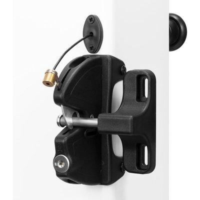 Key Lockable 2 Way Gate Latch With Spring Loaded Pull Cable And ...