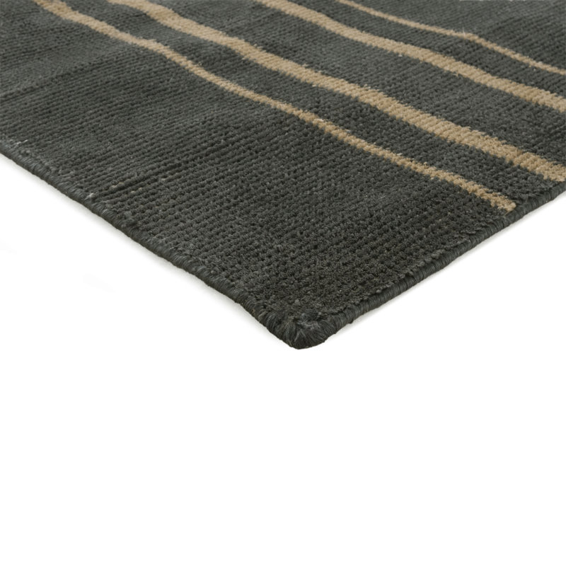Wendy Jane Geometric Area Rug in Charcoal, Rectangle 10' x 14'