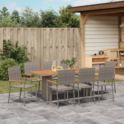 9 Piece Garden Dining Set