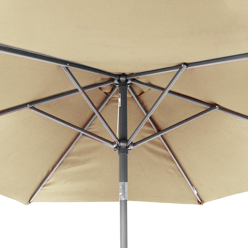 Wymore 250cm Market Parasol, Beige