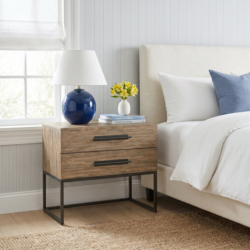Baxley 34'' W Nightstand, Brown