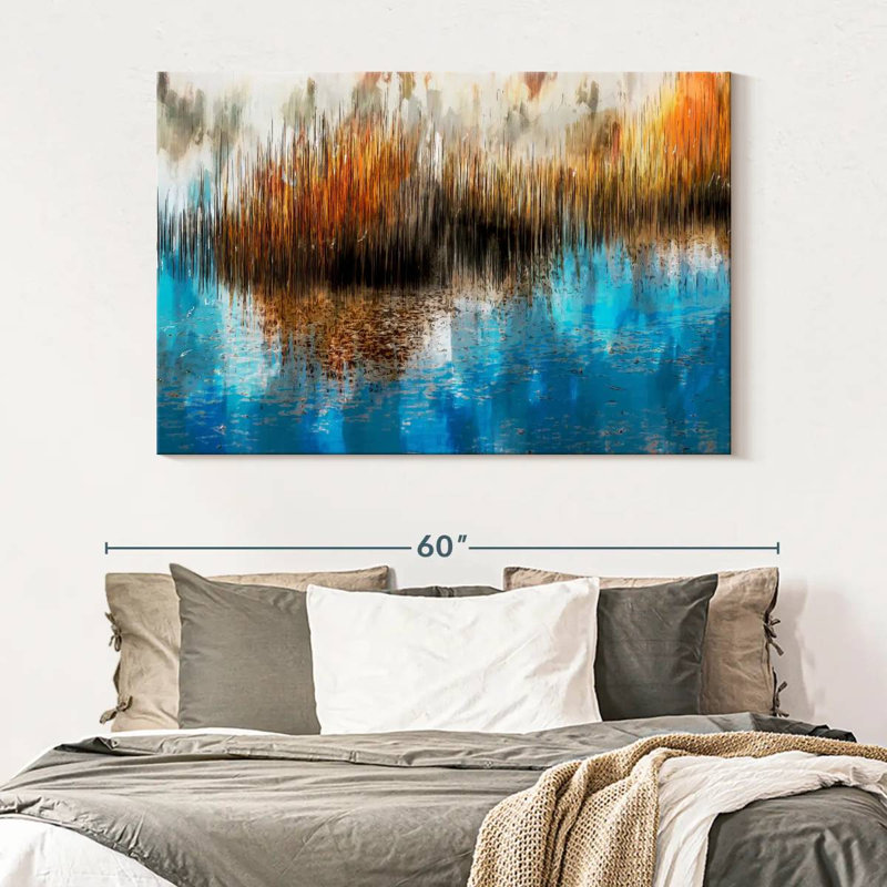 Avery Swamp Dynamic Abstract, 34" H x 51" W
