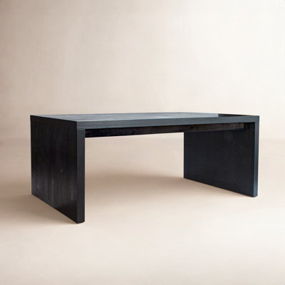 Gabler 64'' Ash Wood Waterfall Dining Table