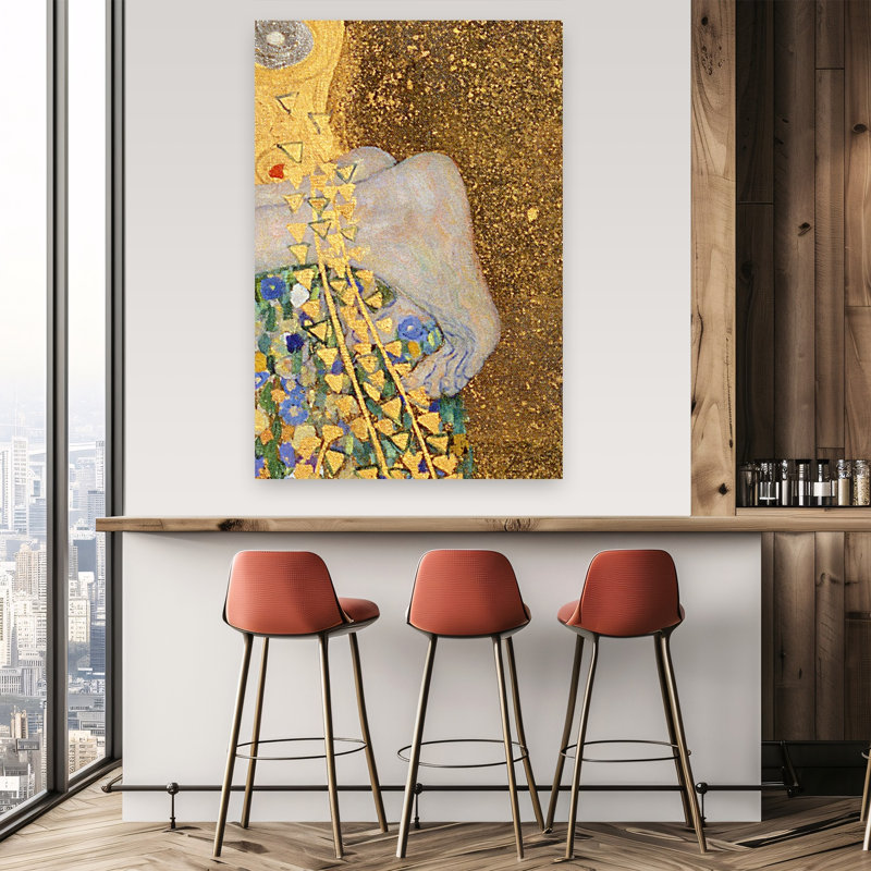 The Kiss, 1907-08 Abstract Contemporary Wall Art Print, 152.4cm H x 101.6cm W