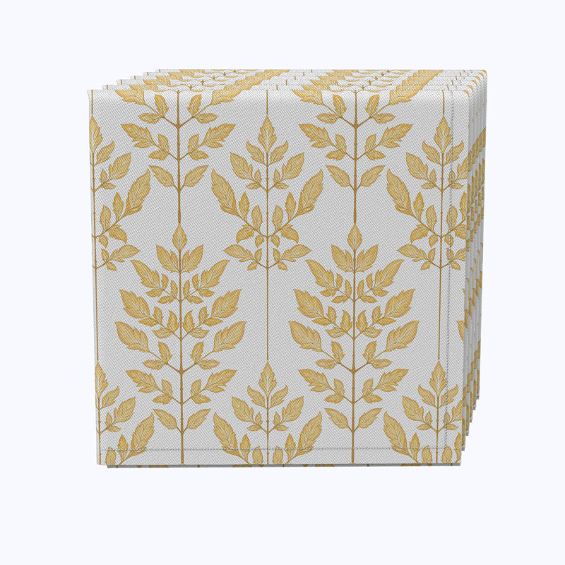 Cotton Floral Square Napkin
