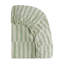 Moss Stripe Muslin Crib Sheet