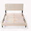 Lit plateforme tapissier Normsman Dove-60650043