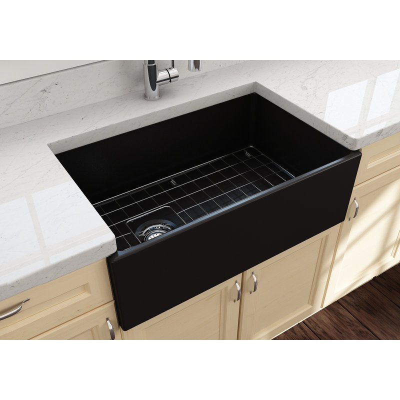 33'' L Kitchen Sink, Matte Black