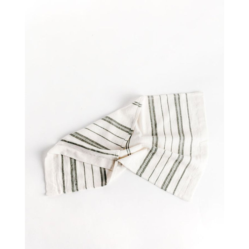 Avery Cotton Tea Towel - Set of 2, Gray