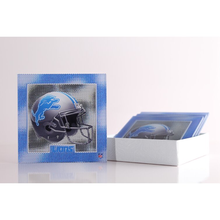 Detroit Lions Roar Football Coaster - TeeHex