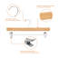 Baho Manufactured Wood Hangers With Clips-125195837