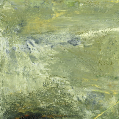 Carreau encaustique vert VII