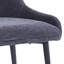 Cheney 49cm H Polyester Blend Upholstered Metal Full Back Side Chair-1949141439