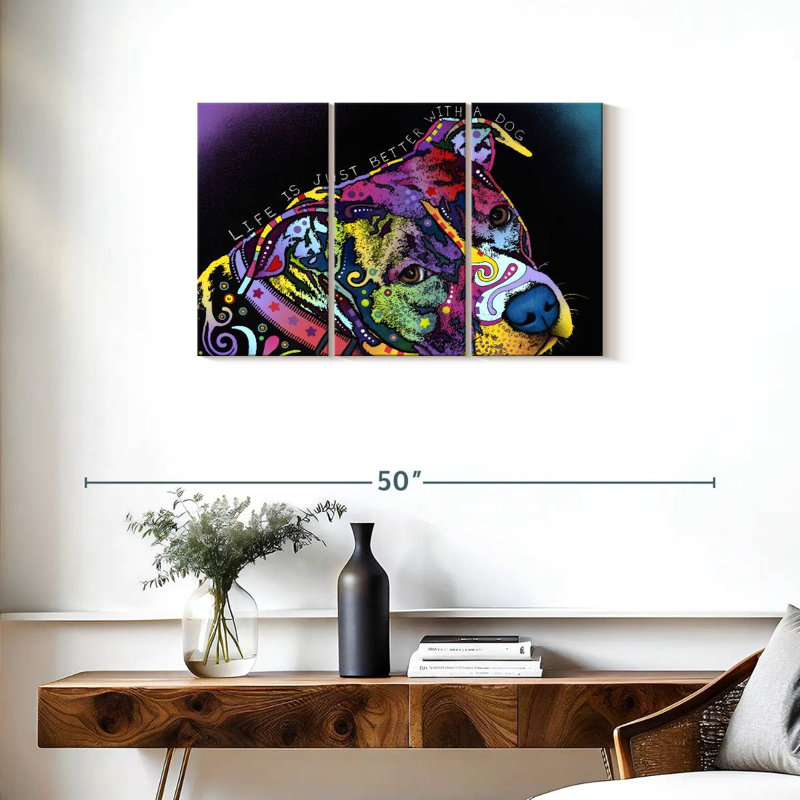 Brampt Life Is Just Better, 20" H x 33" W