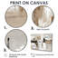 Ensemble de décorations murales brunes et noires coup de pinceau - cubisme-778663251-778663244-778663243