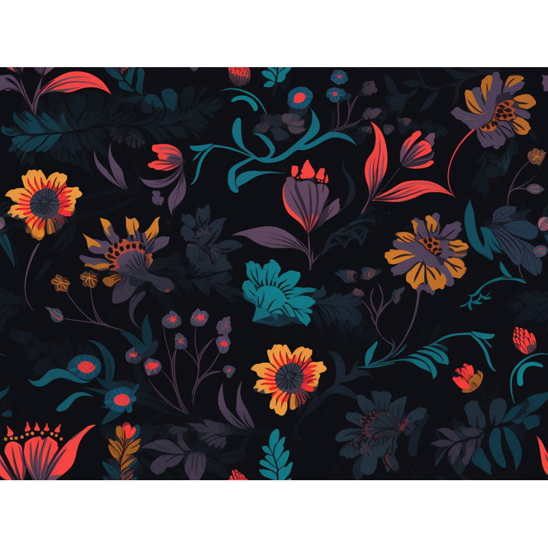 Machine Printed Duvet Cover, Queen Duvet Cover, Black/Gray