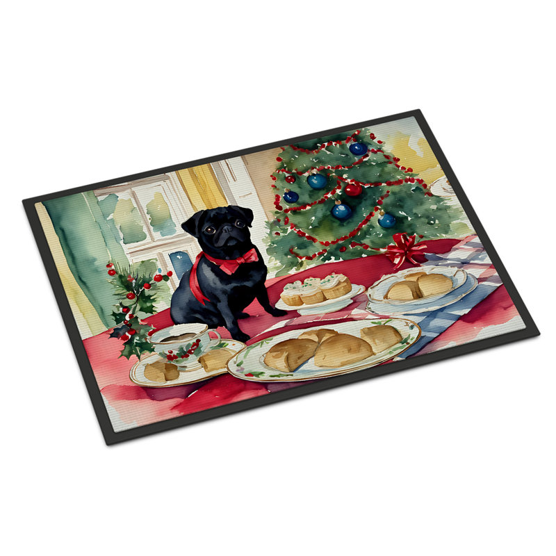 Junya Non-Slip Christmas Doormat, 24" W x 36" L