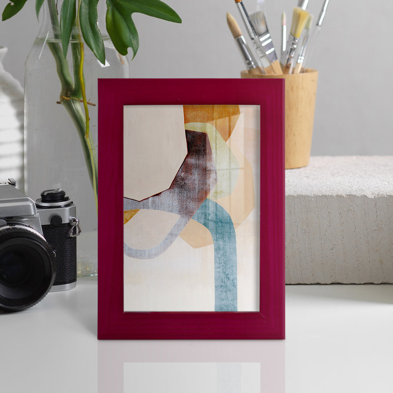 Garak " Desert Rockfall I ", Red, 6" H x 4" W x 1" D